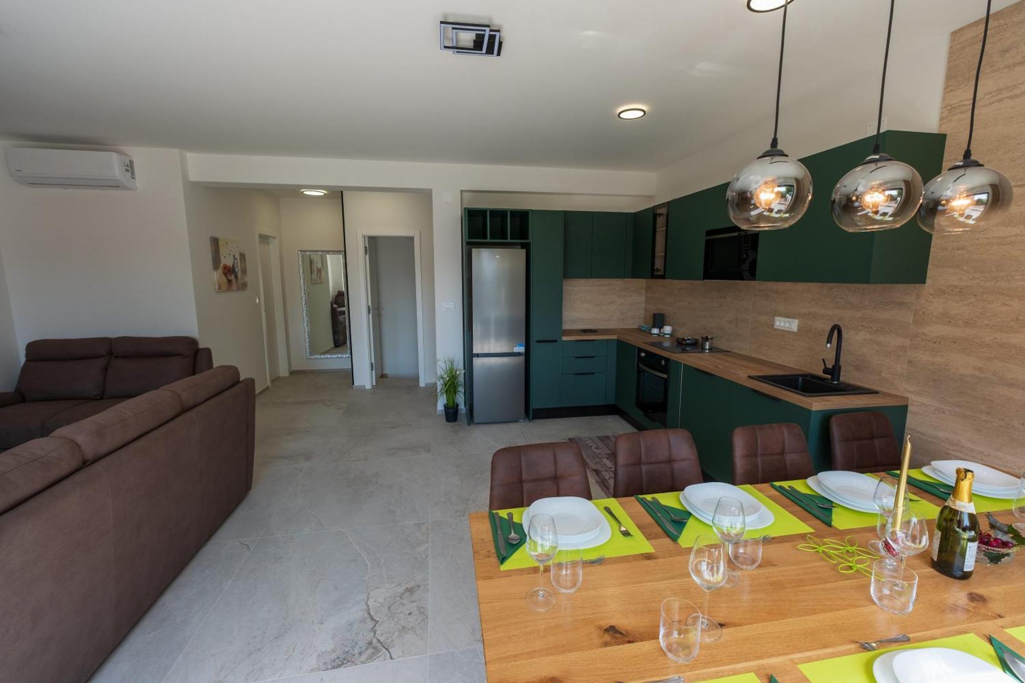 Three-Bedroom Premium Holiday Home Atmosfera With Private Pool&Sauna Vodice Eksteriør bilde